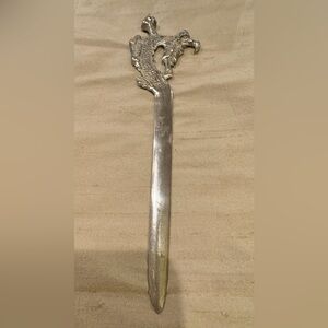 Vintage Brass Dragon Letter Opener